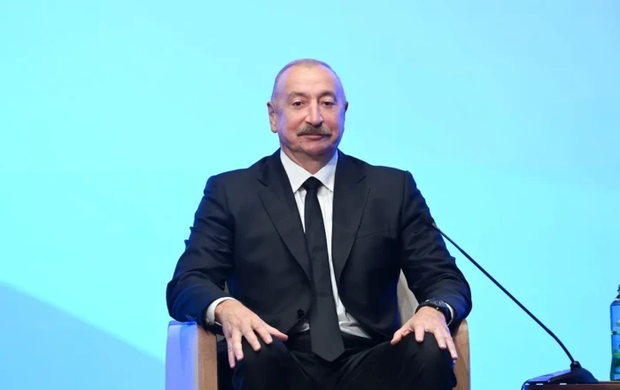 Prezidentin sosial media hesablarında Bakıdakı forumda iştirakına dair video paylaşıldı