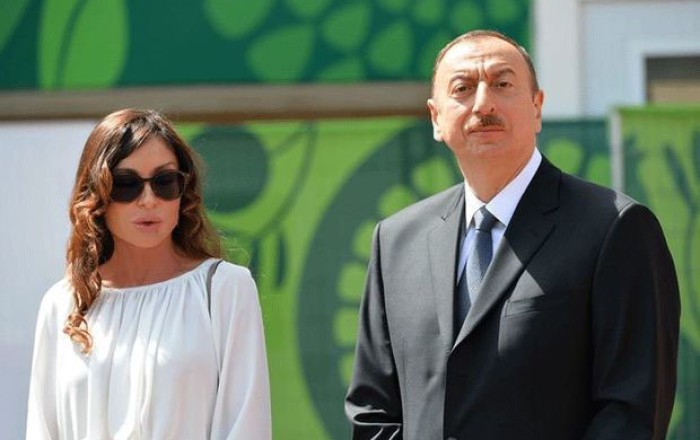 İlham Əliyev və birinci xanım “Nəsimi Bağları”nda -