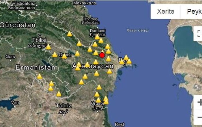 В Азербайджане произошло землетрясение