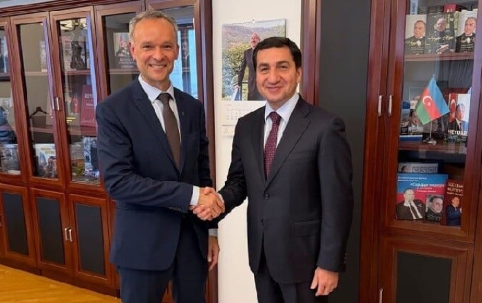 Hajiyev, Lithuanian ambassador discuss bilateral ties