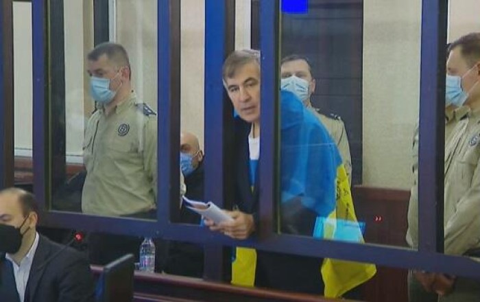 Saakashvili sings Ukrainian national anthem - Video