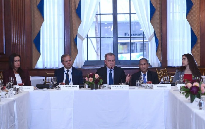 Ceyhun Bayramov Azərbaycan - ABŞ strateji tərəfdaşlığının önəmindən danışdı
