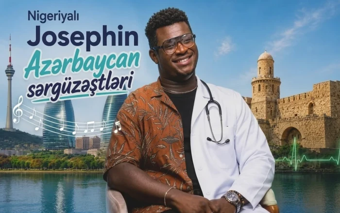 Nigeriyalı Joseph: "Nətərsən" və "qarabala" sözlərini sevirəm" - VİDEO