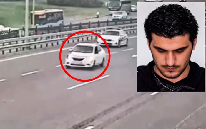 Bakını bir-birinə qatan sürücü 25 sutkalıq həbs edildi -