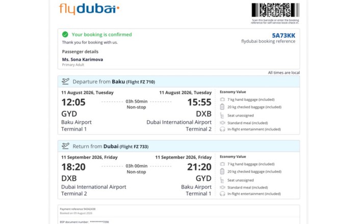 “Əlimizin içini iyləməliydik ki, bunlar reys dəyişdirir?” - “Fly Dubay” uçuş saatını dəyişib?