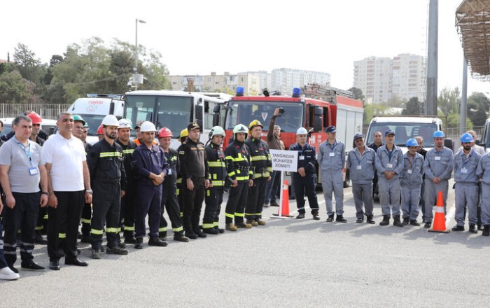 FHN-in Bakı Regional Mərkəzi mülki müdafiə məşqləri keçirdi