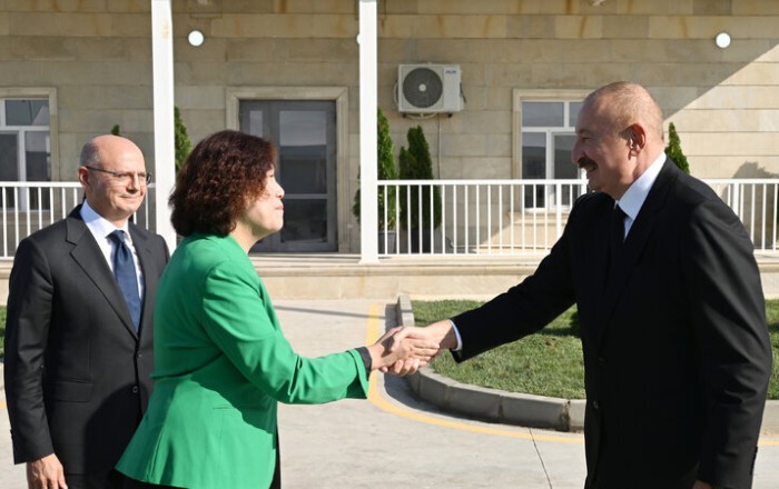 İlham Əliyev “Qobustan” Günəş Elektrik Stansiyasının açılışında iştirak etdi