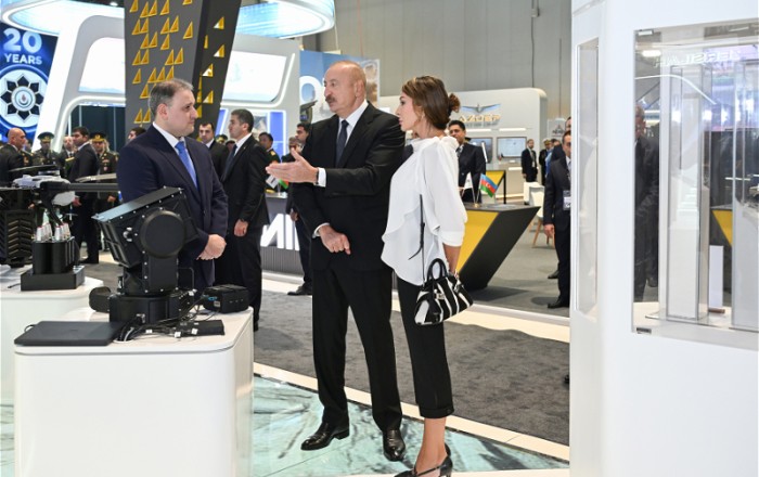 В аккаунтах Президента Ильхама Алиева в социальных медиа размещена публикация, посвященная выставке ADEX 2026