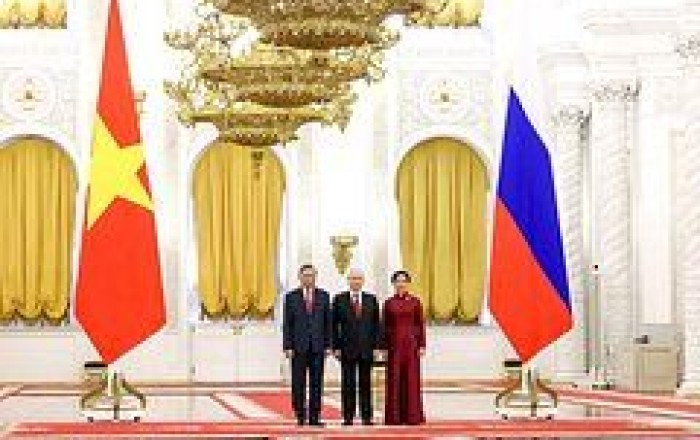 Путин принял в Кремле иностранного лидера