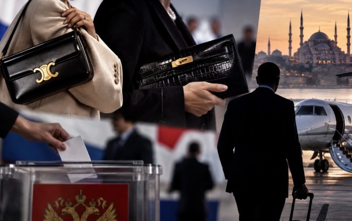 Rusiyada seçkiyə 40 min dollarlıq çanta ilə gəldilər –