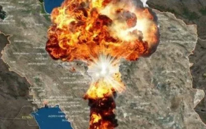 İranın Xark adasında partlayışlar eşidilir