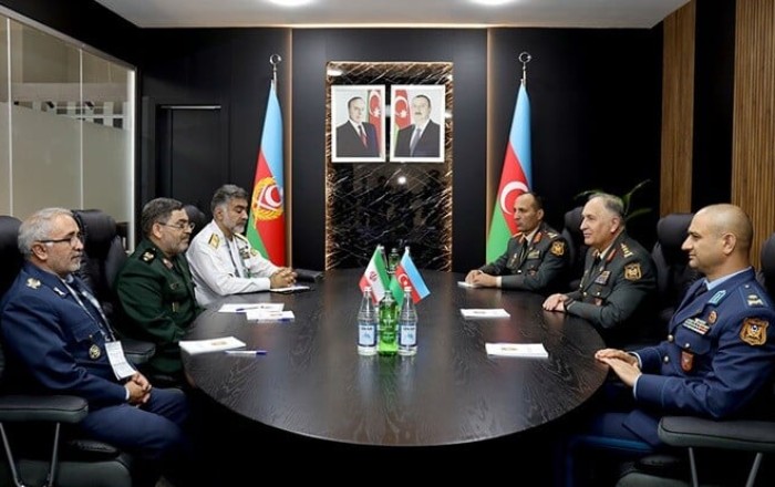 Valiyev, Iranian general discuss military cooperation