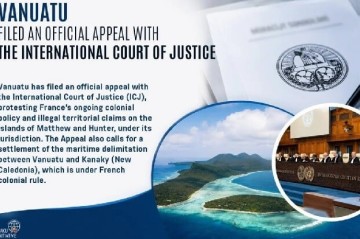 Vanuatu takes France to ICJ over Matthew and Hunter Islands