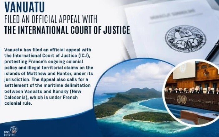 Vanuatu takes France to ICJ over Matthew and Hunter Islands