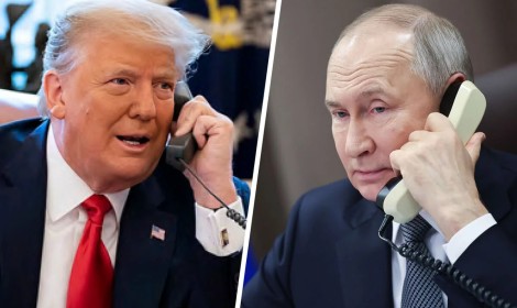 Putin və Tramp 1 saat telefonla danışdılar