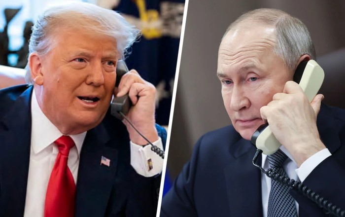 Putin və Tramp 1 saat telefonla danışdılar