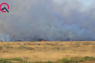 Ovçuluq təsərrüfatında güclü yanğın başladı - Foto