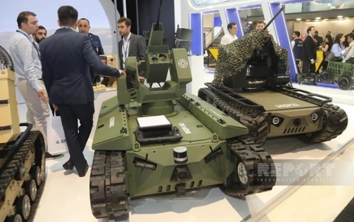 Azerbaijan unveils armed unmanned ground platforms - Photo