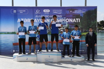 Avarçəkmə və kanoe üzrə Azərbaycan çempionatına yekun vuruldu