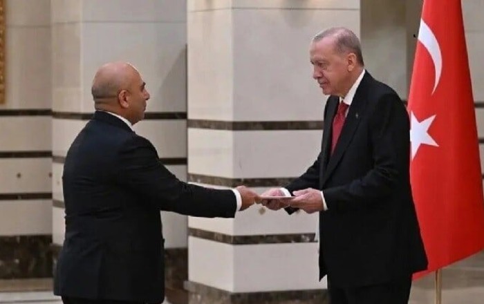 Azerbaijan's new ambassador presents credentials to Erdogan