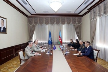Colonel General Valiyev meets with NATO delegation