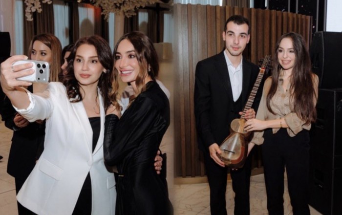 Prezidentin qızları uşaq evinin sakinləri ilə -