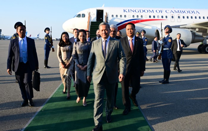 Prime Minister of Cambodia arrives in Azerbaijan on official visit
