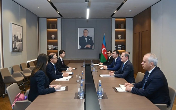Ceyhun Bayramov Vatanabe Katsuya ilə görüşdü
