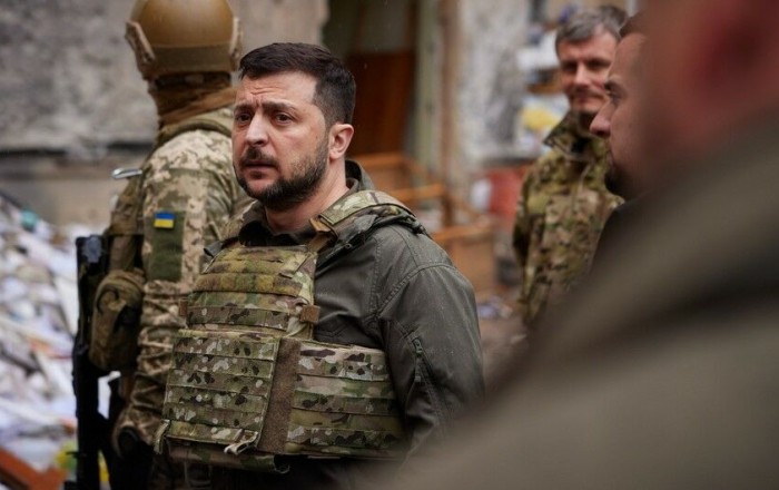 Zelenski cəbhə xəttinə getdi, xalqa müraciət etdi