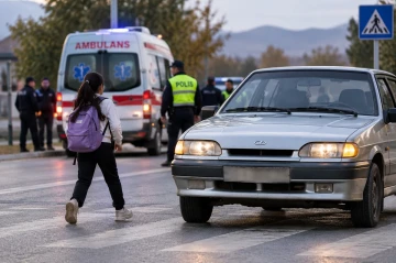 В Газахском районе автомобиль сбил 12-летнюю девочку