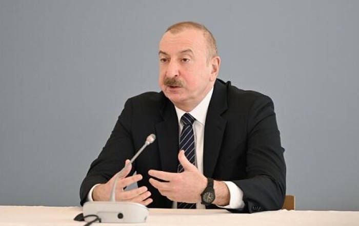 Aliyev calls for action to address Caspian Sea level decline
