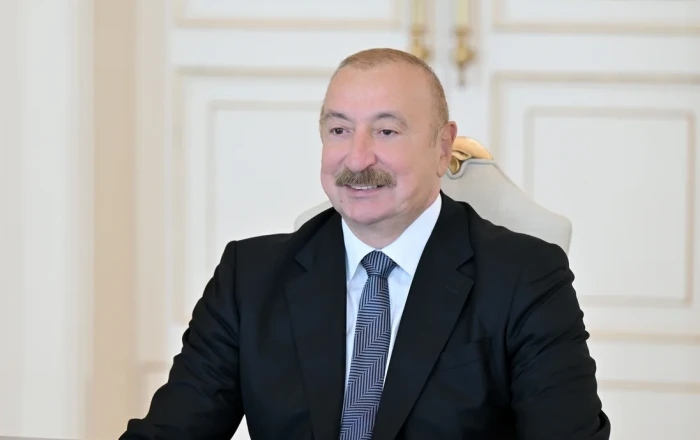 Президенты Азербайджана и Лаоса выступили с заявлениями для прессы