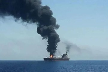 Hörmüz boğazında tanker