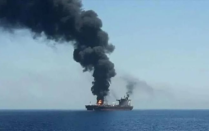 Hörmüz boğazında tanker