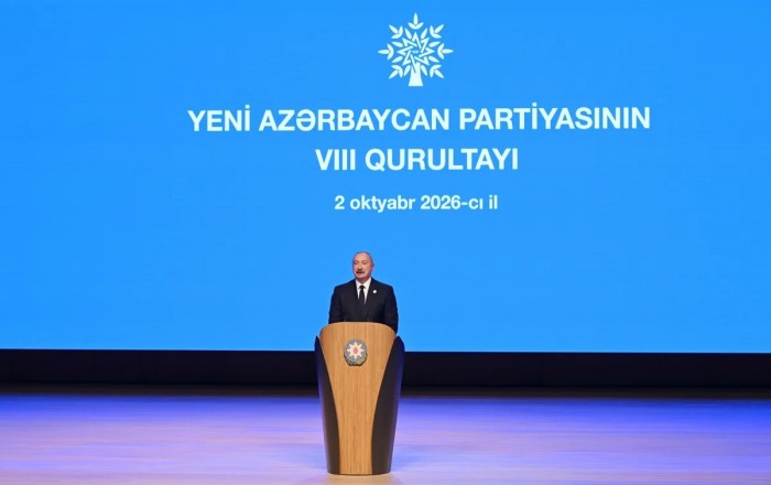 YAP-ın VIII Qurultayı keçirilir, İlham Əliyev çıxış edir