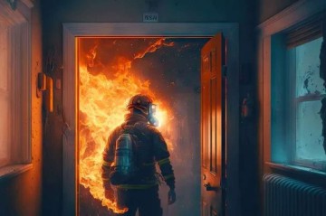 Tovuzda ev yandı: 45 yaşlı qadın öldü