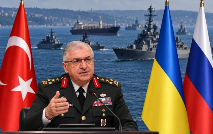Qara dənizdə gərginlik artır: Türkiyənin müdafiə naziri Rusiya və Ukraynaya xəbərdarlıq etdi