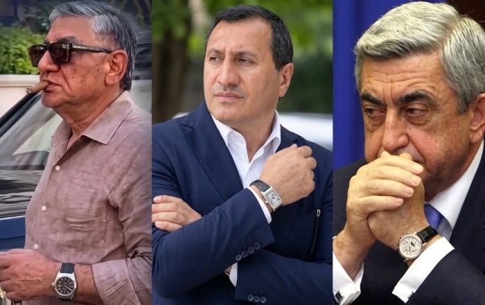 Serj Sarkisyan və Robert Koçaryanın qol saatları -