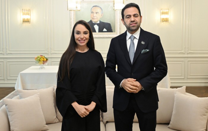 Leyla Əliyeva Müsəlman Ağsaqqalları Şurasının Baş katibi ilə görüşdü -
