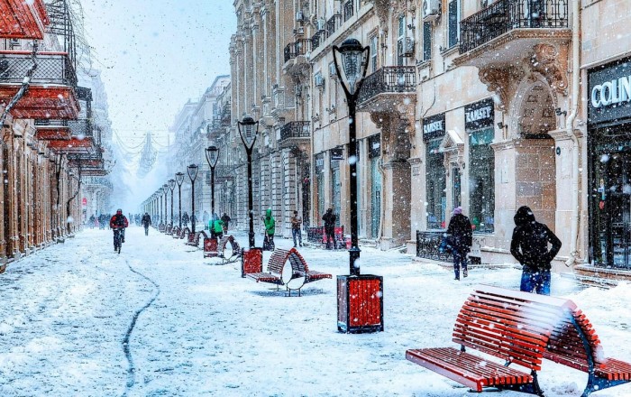 Bakıda güclü qar, şaxta… –