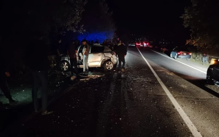 Şəki-Qax yolunda avtomobil ağaca çırpıldı, sürücü öldü