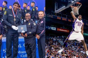 Keçmiş NBA ulduzu polis oldu - Fotolar