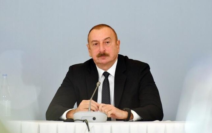 Prezidentin sosial media hesablarında Trans-Xəzər Fiber-Optik Kabel Xəttinin açılışı ilə bağlı videoçarx paylaşılıb - VİDEO