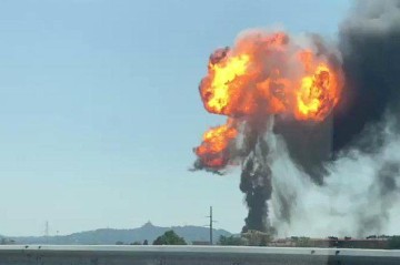 Explosion triggers major fire on gas pipeline in Russia