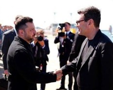 Zelensky, Burnham discuss security and diplomacy