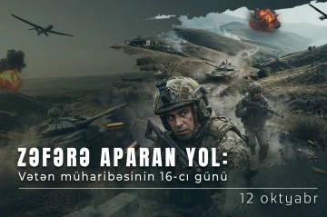 Vətən müharibəsinin 16-cı günü - Düşmən canlı qüvvə sarıdan xeyli itki verir