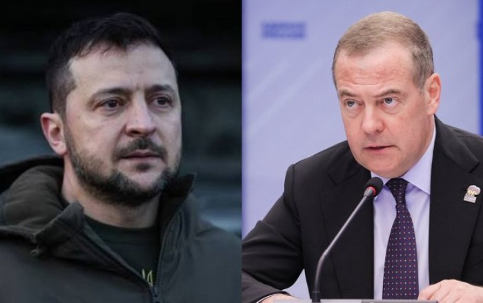Medvedev Zelenskini təhqir etdi -
