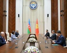 Sahibə Qafarova Qırğızıstan Prezidentinin
