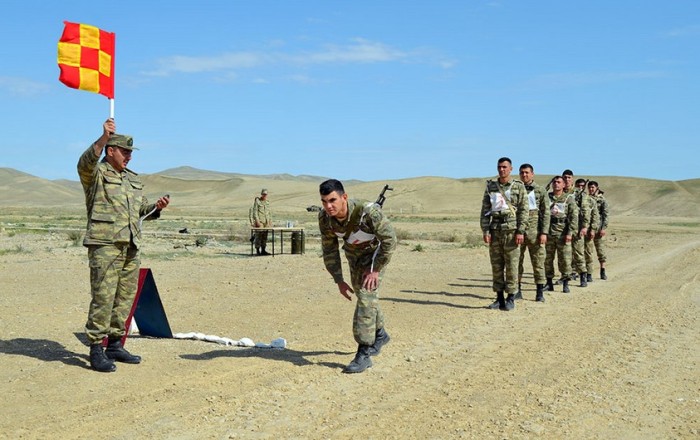В азербайджанской армии состоялось первенство по военизированному кроссу -