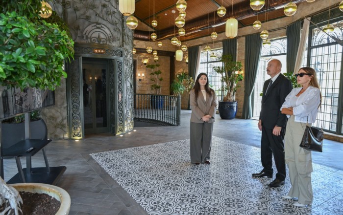 President Ilham Aliyev viewed Nasimi Gardens complex in Shamakhi